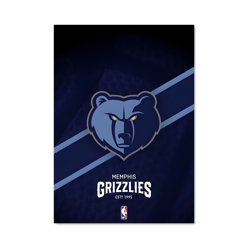 Poster Memphis grizzlies inspirés – affiche Basketball
